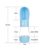 Portable Water Food Bottle Pets Outdoor Travel Drinking